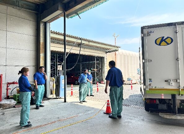 【安全教育】トラック実技講習を実施しました