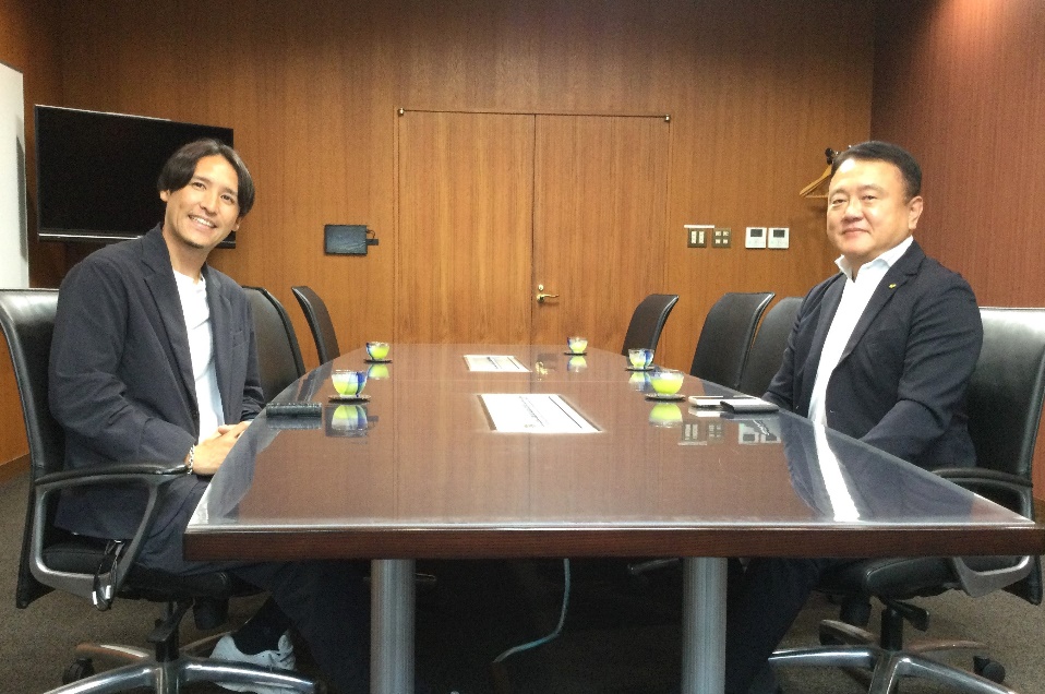 【ザスパ群馬】細貝萌社長が関東運輸を表敬訪問