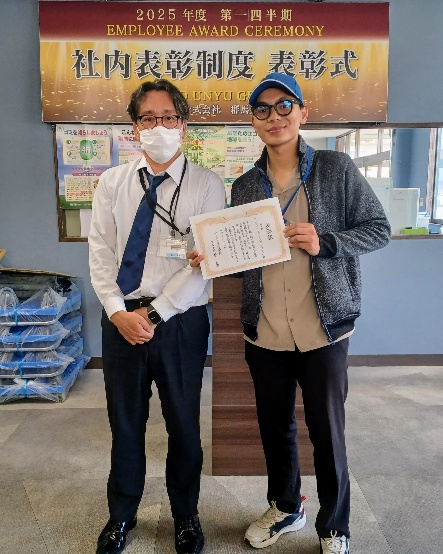 【表彰】ケーシーエス株式会社 パート・アルバイト表彰制度 表彰式を行いました！