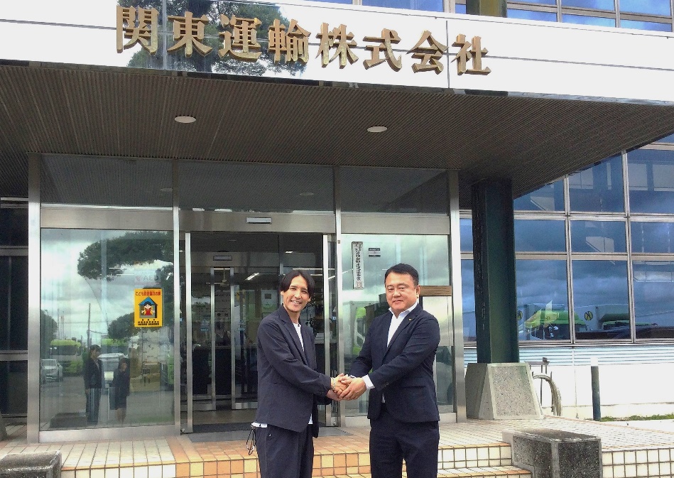 【ザスパ群馬】細貝萌社長が関東運輸を表敬訪問