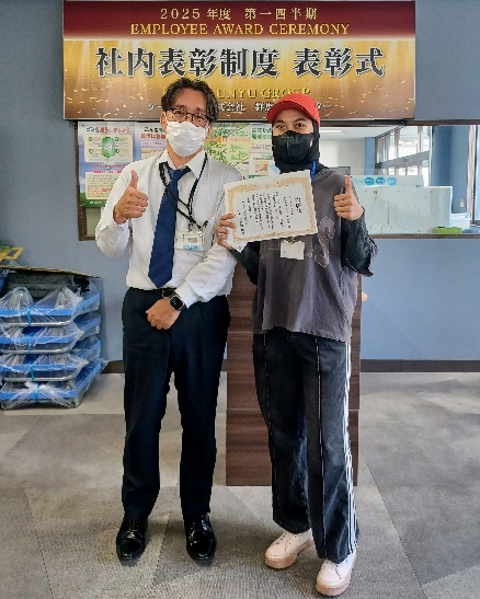 【表彰】ケーシーエス株式会社 パート・アルバイト表彰制度 表彰式を行いました！